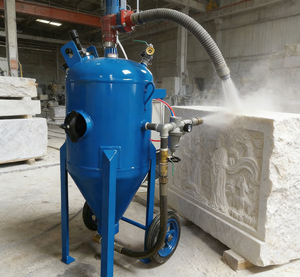 Mini machine de sablage automatique |   Petite table rotative de sablage - Product Image 1