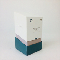 Boîte cadeau en carton rigide écologique à deux pièces avec logo OEM imprimé haut de gamme pour l'emballage de produits en bouteille