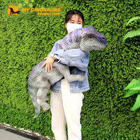 My Dino Professional Grande marionnette à main Dinosaure Brontosaure pour émission de télévision