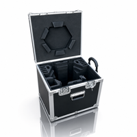 Exposition Caisses routières usagées Boîte de transport Caisson de vol en métal