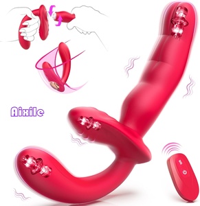 ดิ๊กโดแบบสองหัวสำหรับสอดใส่ทางทวารหนัก ถอดประกอบได้ พร้อมเครื่องสั่นกระตุ้นจุดจี ควบคุมด้วยรีโมท สำหรับผู้หญิ<span class=keywords><strong>ง</strong></span> เลสเบี้ยน และคู่รัก - Product Image 1