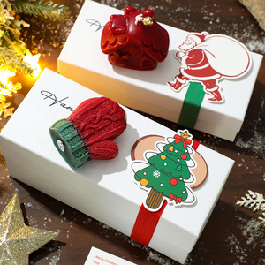 Handmade Creative Christmas Shaped Candle Gift <b>Box</b> Attractive Atmospheric Holiday Gift Set - Product Image 2