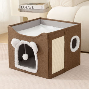 Hot Selling All Seasons Universal Doppels chicht Katzen bett Höhle Wasch bar Faltbare Hundehütte Fabrik Großhandel - Product Image 3