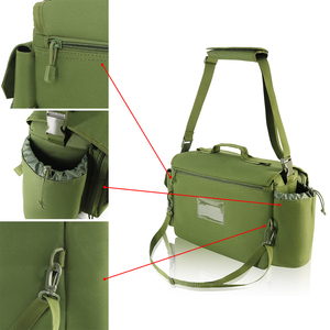 Sac messager tactique 2026 pour ordinateur portable, sac à bandoulière multifonctionnel imperméable avec compartiment antivol, système MOLLE - Product Image 5