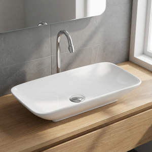 Lavabo Moderno Redondo de Cerámica de 16x16 Pulgadas para Encimera, Lavabo de Porcelana para Baño, Certificado ISO - Product Image 4