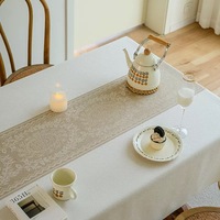 Nappe en polyester tricoté simple, personnalisable en taille et couleur, classique, durable et imperméable pour hôtels, banquets et événements (vente en gros)