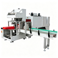 Machine de conditionnement électrique entièrement automatique de film thermorétractable PE de type manchette pour ligne d'emballage de boissons de bière d'eau minérale de cartons