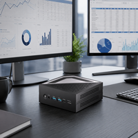 Komputer Gaming Desktop Mini PC AMD RYZEN AI9 HX 370 RAM 64GB 2TB