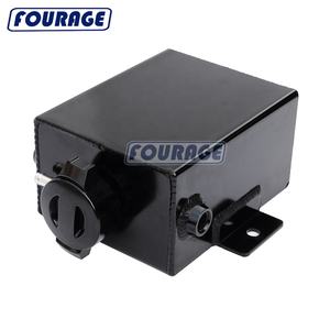 Pièces automobiles, réservoir de tête de <span class=keywords><strong>radiateur</strong></span> de 1180 ml, alliage d'aluminium, carré, liquide de refroidissement, réservoir d'expansion de <span class=keywords><strong>radiateur</strong></span> fabriqué, réservoir de remplissage - Product Image 2