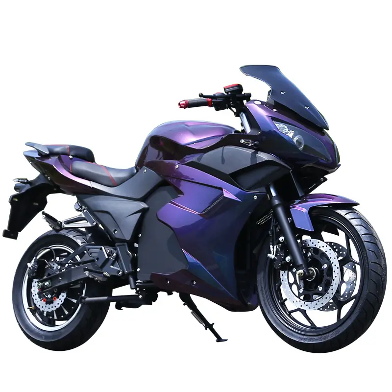 Yeni tasarım retro elektrik motorlu bisiklet moped 3000W toptan fiyat yarış e motosiklet