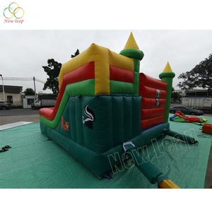 Xiếc chú hề PVC lâu đài bouncy với trượt <span class=keywords><strong>Toddler</strong></span> nhảy nhà unisex <span class=keywords><strong>Inflatable</strong></span> <span class=keywords><strong>Bouncer</strong></span> với trượt Combo - Product Image 6