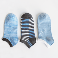 Chaussettes de sport à cheville en coton tricoté jacquard à rayures, personnalisées en usine, respirantes, écologiques, pour enfants, jeunes et adultes, avec bordure de manchette