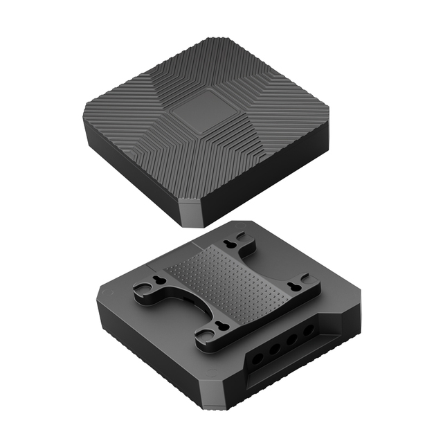 Outdoor Waterproof ABS Junction Box IP68 Rated Industrial Grade Sealed Ceiling Shell 190x190x42mm Sandblasted for Rain Burial