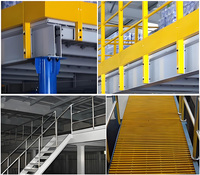 Mezzanine modulaire en acier personnalisée, plateforme de grenier multi-niveaux de haute qualité, grande capacité, rayonnage de stockage pour entrepôt