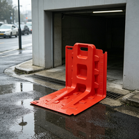 Barrière anti-inondation compacte et portable, panneau d'étanchéité imperméable pour l'accès aux escaliers des sous-sols des écoles, contrôle des inondations