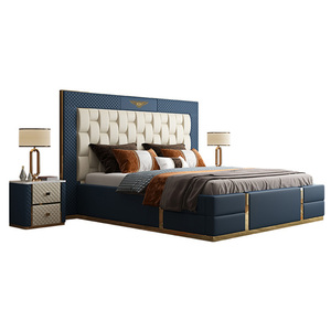 Muebles de Lujo para Dormitorio Principal con Estructura de Cama King o Queen Size, <span class=keywords><strong>Suite</strong></span> de Dormitorio para Hotel y Apartamento con Cama King Size - Product Image 6