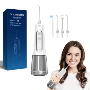 Irrigateur buccal rechargeable à jet d'eau pour usage domestique et extérieur, ensemble combiné de irrigateur dentaire et de brosse à dents électrique - Product Image 2
