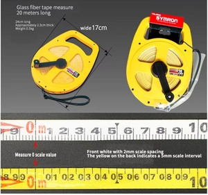 TAJIMA Medidor de Ingeniería de Fibra de Vidrio, Regla Portátil de Alta Precisión, Medición de 20 Metros - Product Image 3