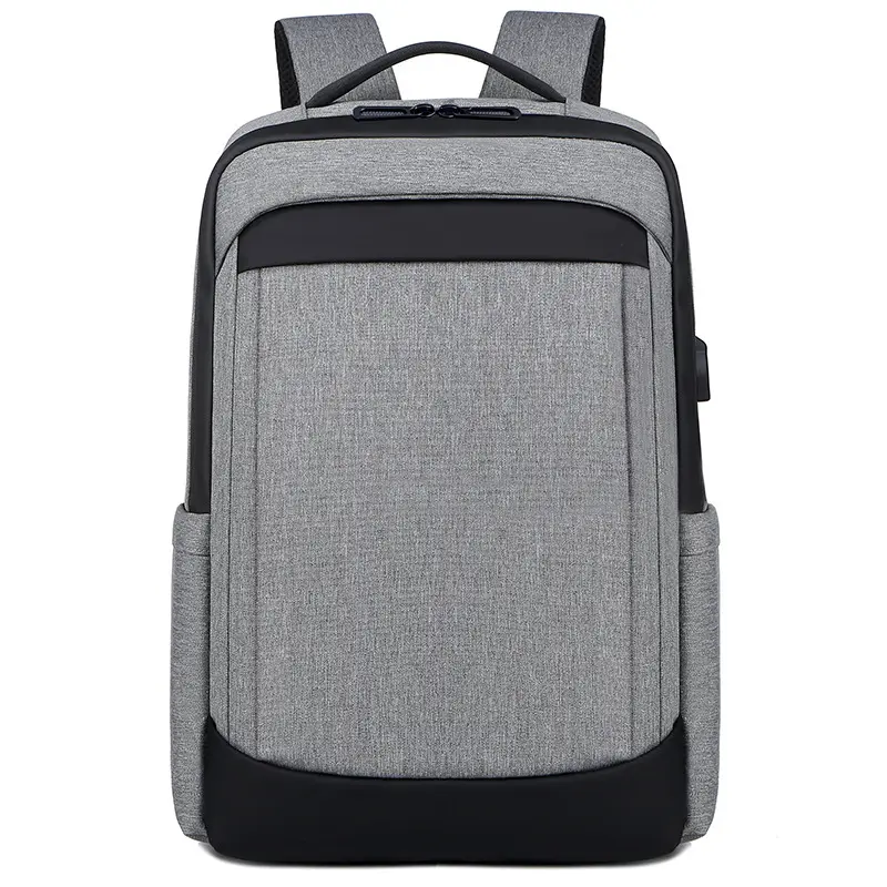 SC067 Bolsa de ombro para laptop com carregamento USB, mochila de negócios para homens, bolsa portátil para viagem, ideal para uso em viagens, ideal para uso em compras