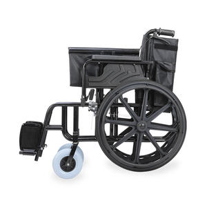 折りたたみ式車椅子軽量ポータブルスチール車椅子手動車椅子障害者用 - Product Image 5