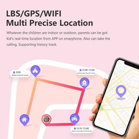 Montre connectée 4G pour enfants avec WiFi, SOS, étanche IP67, GPS Tracker, application WearFit Pro, écran OLED, autonomie de 5 à 10 jours