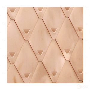 Teja Metálica de Cobre Clásica GENS, 99.9% de Pureza, Materiales de Construcción de Alta Calidad, Lámina de Techo de Cobre para Uso en Villas - Product Image 4