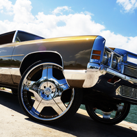 Roues à disque de taille personnalisée 24x12 24x14 26x14 26x16 28x16 30x16 Roues forgées polies 5x115 pour Donk Chevrolet Impala Caprice