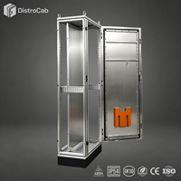 Armoire extérieure en acier inoxydable résistante aux chocs L CE IP54 IK10, boîtier personnalisé pour machine CNC, usine DistroCab PS-DS