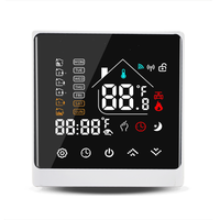 Termostato inteligente programable para teléfono móvil, control de voz con wifi, robot blanco, pantalla táctil, Tuya, Yandex, novedad de 2022
