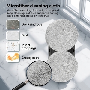 Nettoyeur de vitres robotisé, détection automatique des bords, nettoyage sans traces, nettoyeur de vitres électrique portable, nettoyeur de vitres domestique, 3 modes - Product Image 4