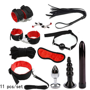 Sex toys, plush 7-10 <b>set</b> (8 pieces), SM handcuffs and shackles, adult products, cross-border exclusive sex toys. - Product Image 1