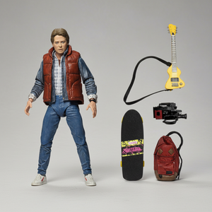 NECA Film Ritorno al Futuro Marty McFly Action Figure con Articolazioni Mobili Statuetta in PVC Modellino da Collezione Giocattolo - Product Image 4