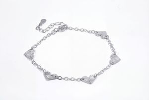 Bracelet fin en argent sterling S925 avec breloque multi-cœurs, bijou de main délicat et simple, idéal pour les femmes, pour le quotidien, les déplacements ou comme cadeau d'anniversaire - Product Image 4