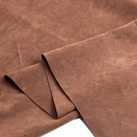 Tissu en daim double face PU pour vêtements de mode, épaisseur 1,0 mm, nouveau tissu en daim lourd pour manteaux