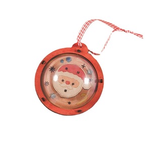 Nouvelles boules de Noël en bois à faire soi-même pour enfants et écoles maternelles - Décorations et jouets de Noël - Product Image 5