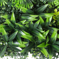 Panneau mural de verdure artificielle en plastique à prix abordable, type haie de buis, pour décoration de maison et jardin, Noël, Pâques