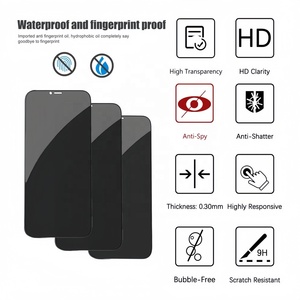 Protector de Pantalla de Vidrio Templado Anti-Espía y Anti-Explosión para <span class=keywords><strong>iPhone</strong></span> 17 16 15 14 <span class=keywords><strong>13</strong></span> Pro Max, Película Protectora Anti-Intrusión - Product Image 5
