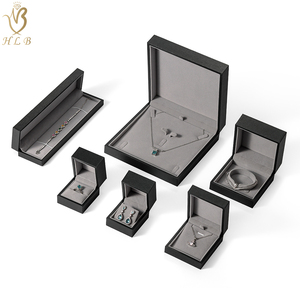 Factory Wholesale Luxury Jewelry <strong>Boxes</strong> <strong>Cheap</strong> Ring Box Black Jewellery Packaging <strong>Boxes</strong> for Small Business - Product Image 4