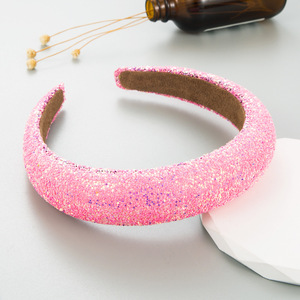 Nieuwe Fabriek Groothandel Luxe Hoge Kwaliteit Vrouwen Brede Hoofdband Regenboog Strass Kristallen Steen Barok Hoofdbanden