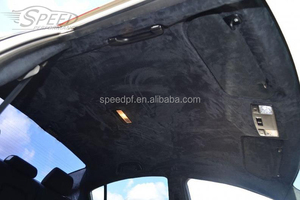 Cao mềm màu đen da lộn dính nhung vải sợi nhỏ vải da lộn - Product Image 6