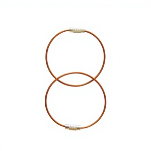 Yiwang ห่วงโซ่ลวดสลิงสแตนเลสแหวนล็อคสกรูสีส้ม - Product Image 1