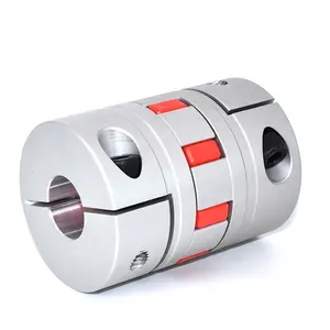 Custom Aluminum Alloy Clamping Type Clutch Motor Flexible Coupling Plum Shape Coupling