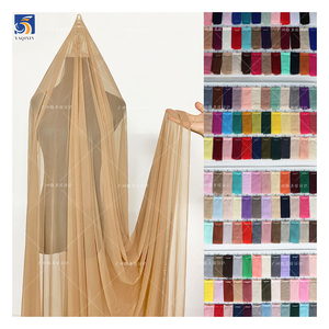 YX442-4 disesuaikan Multi Warna spandeks elastis kain Tule 4-cara daya jaring jaring lebar untuk pakaian olahraga dan pakaian Lingerie - Product Image 1