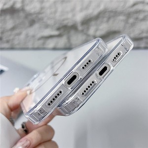 เคสโทรศัพท์ใสหรูหราสำหรับ iPhone 18 17 15 14 13 12 11 Pro Max 16 Plus รองรับการชาร์จไร้สายแบบแม่เหล็ก ฝาหลังใส - Product Image 2