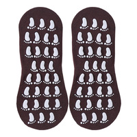 Chaussettes de sport invisibles antidérapantes en coton, élasthanne et nylon, personnalisables en gros, avec grip antidérapant pour trampoline