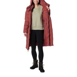 Veste longue en <span class=keywords><strong>duvet</strong></span> rembourrée à la mode pour femmes Offre Spéciale personnalisée <span class=keywords><strong>Manteau</strong></span> bouffant à capuche avec poches - Product Image 3