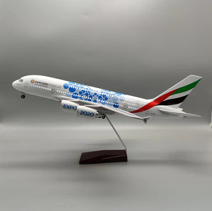 Artículos de Regalo Nuevos y Populares, Avión a Escala Grande con Luces LED Intermitentes de 47 cm, Modelo de Avión <span class=keywords><strong>Airbus</strong></span> A320 A330 A350 A380 con Ruedas - Product Image 5