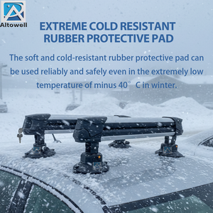 Soporte de Esquí de Aleación de Aluminio para Techo de Coche, Montaje con Ventosa Ajustable para Tablas de Snowboard y Esquís, Capacidad de 180-200 kg, Sin Perforación, 1 Año de Garantía - Product Image 3