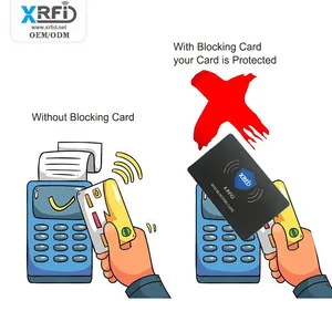 Противоrfid блокирующая карта, защита кредитной карты, смарт-карта