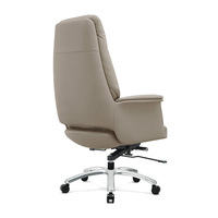 Fauteuil de bureau exécutif en cuir PU à dossier haut, ergonomique, pivotant et réglable en hauteur, pour la maison ou le bureau, style traditionnel, vente en gros